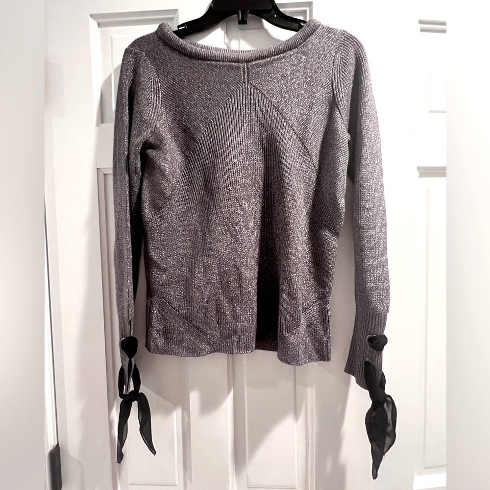 Nic+Zoe Metallic Sweater